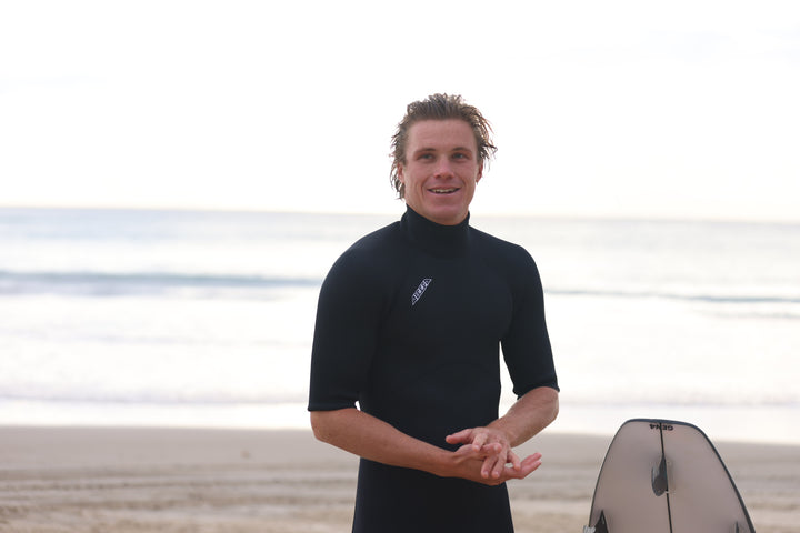 Aleeda Australian Made Springsuit Wetsuit - early morning surf