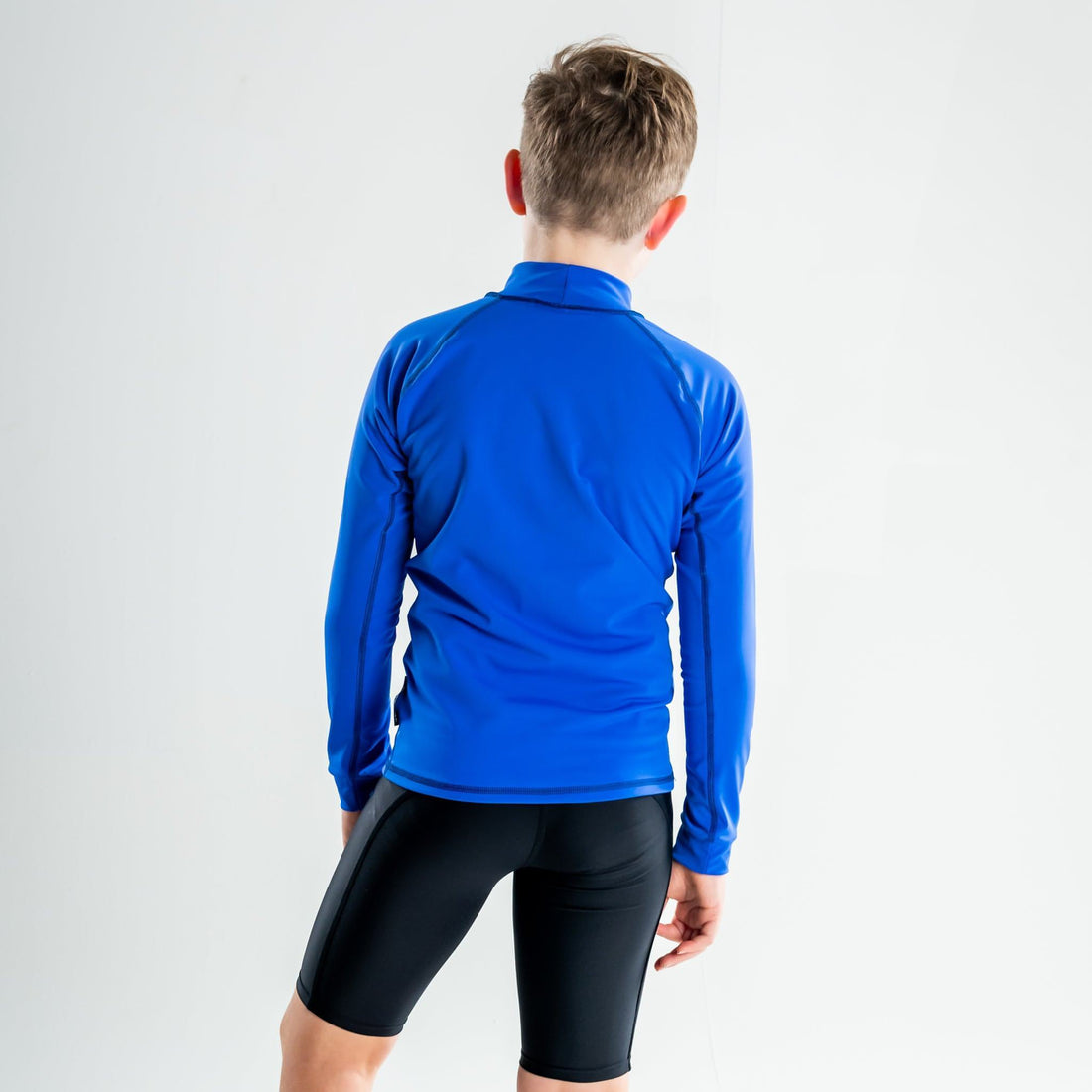 Rashvest Long Sleeve Boys, Youth, Kids - Royal Blue Back