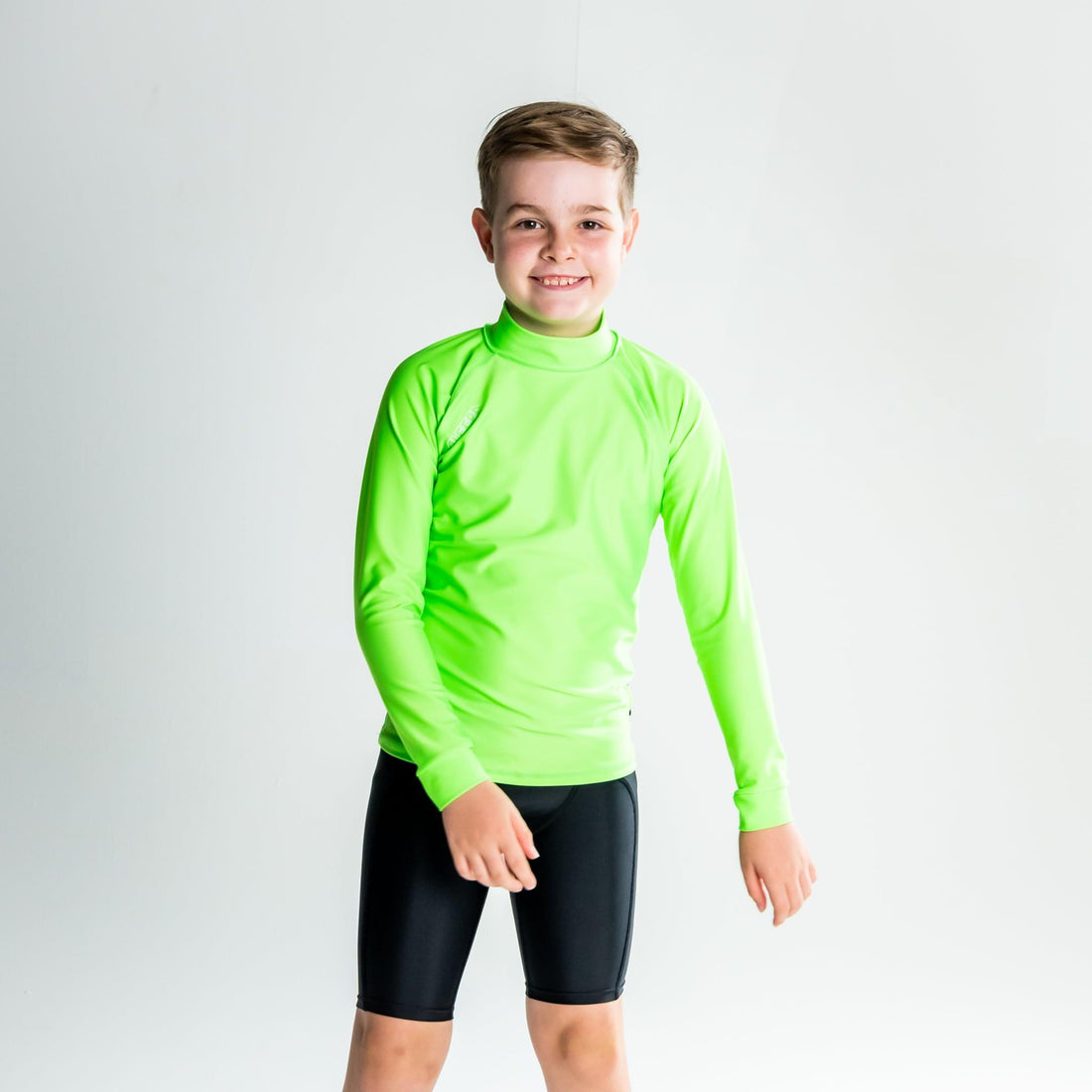 Rashvest Long Sleeve Boys, Youth, Kids - green front