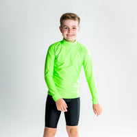 Rashvest Long Sleeve Boys, Youth, Kids - green front