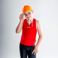 Surf Life Saving Cap - Boys Kids Youth Orange front