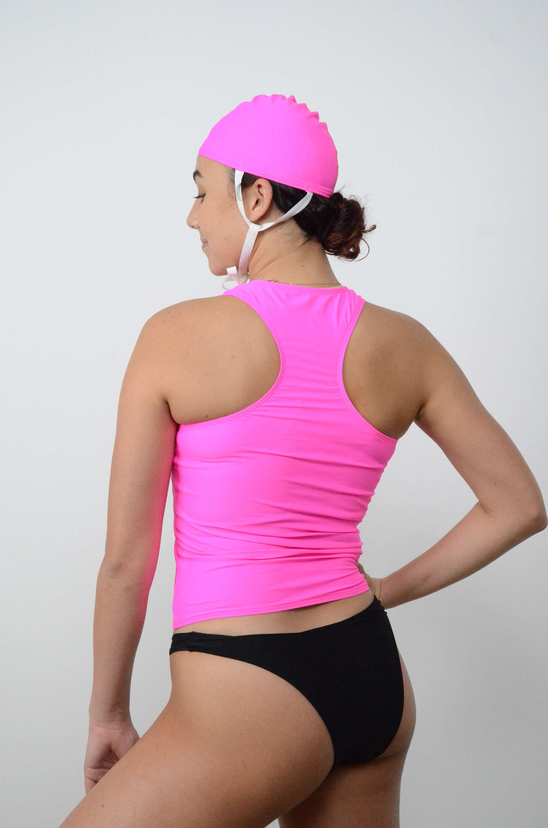 Surf Life Saving Cap - Adult Pink Back