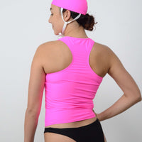 Surf Life Saving Cap - Adult Pink Back
