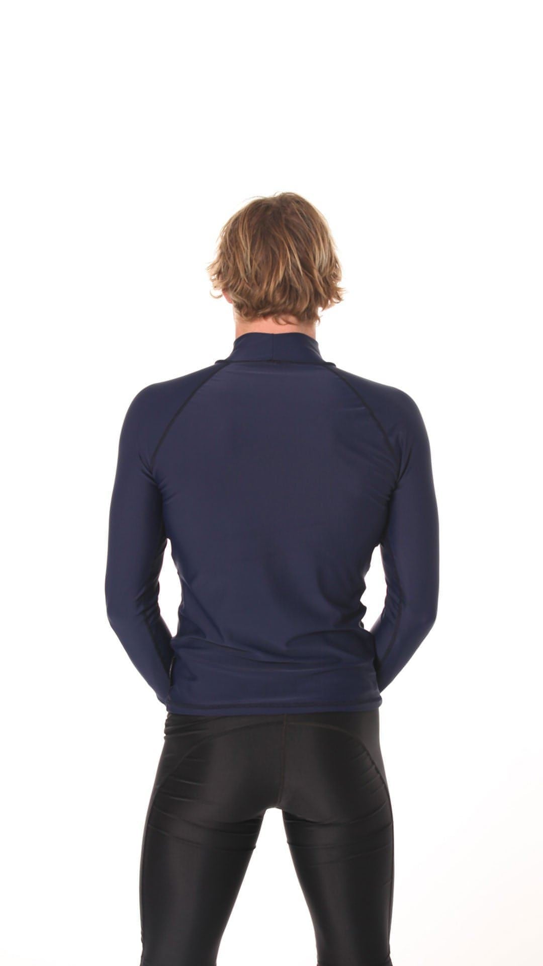 Rashvest Long Sleeve Mens adult - navy blue back