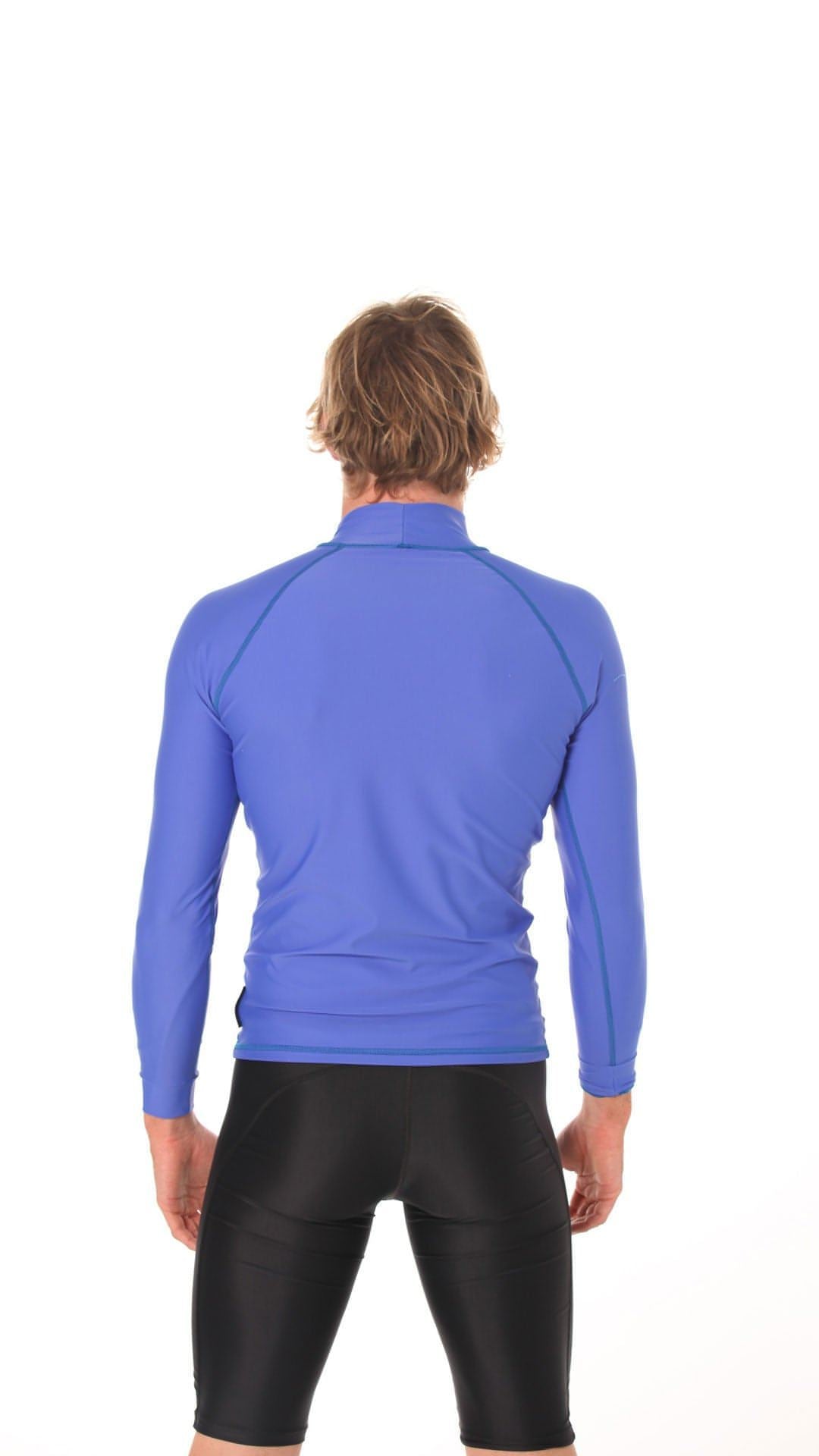 Rashvest Long Sleeve Mens adult - royal blue back