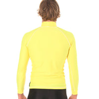 Rashvest Long Sleeve Mens adult - yellow back