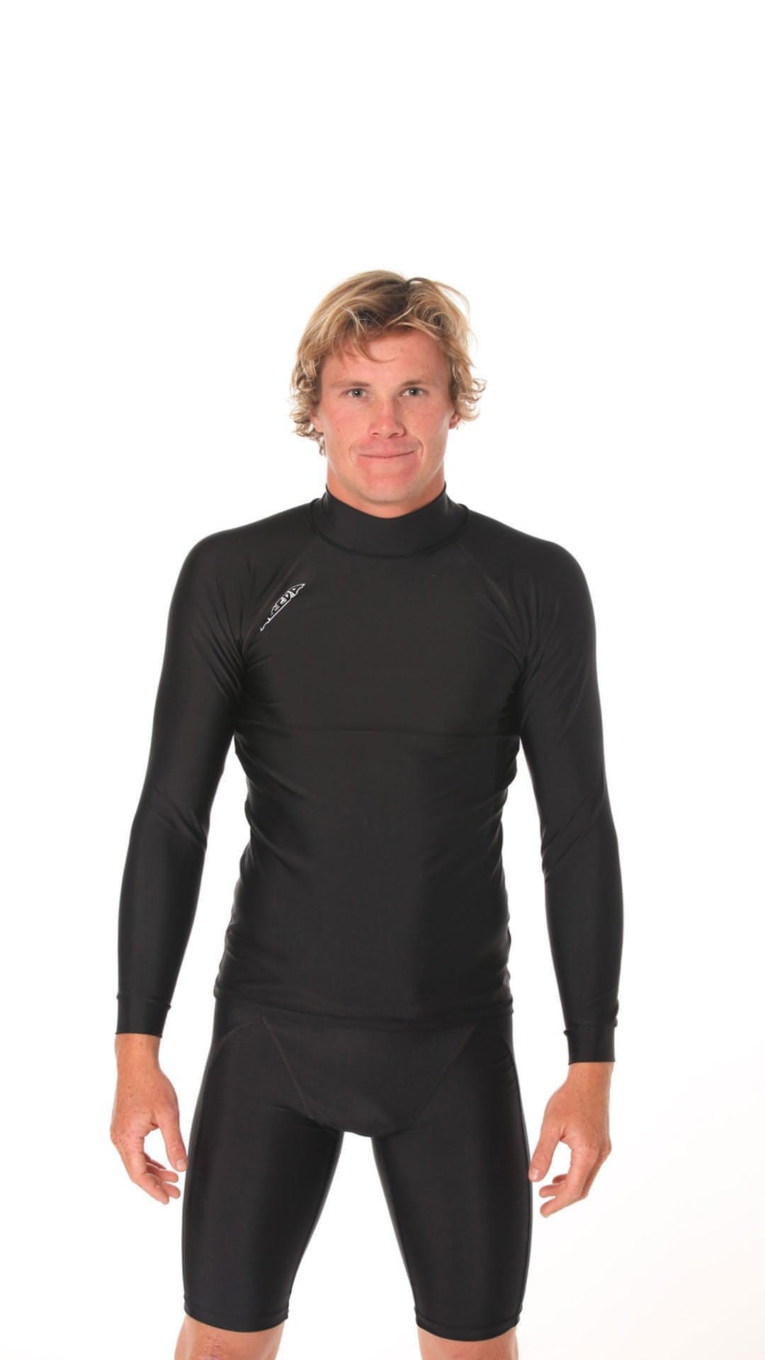 Rashvest Long Sleeve Mens adult - black front