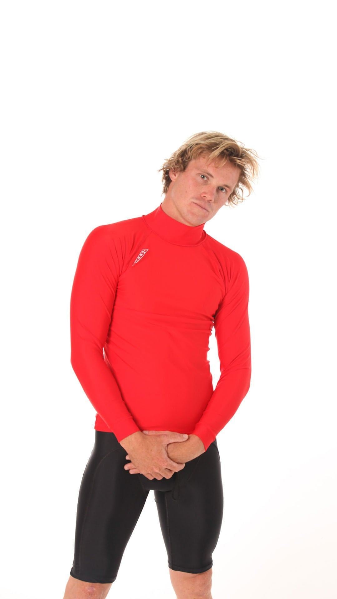 Rashvest Long Sleeve Mens adult - red front