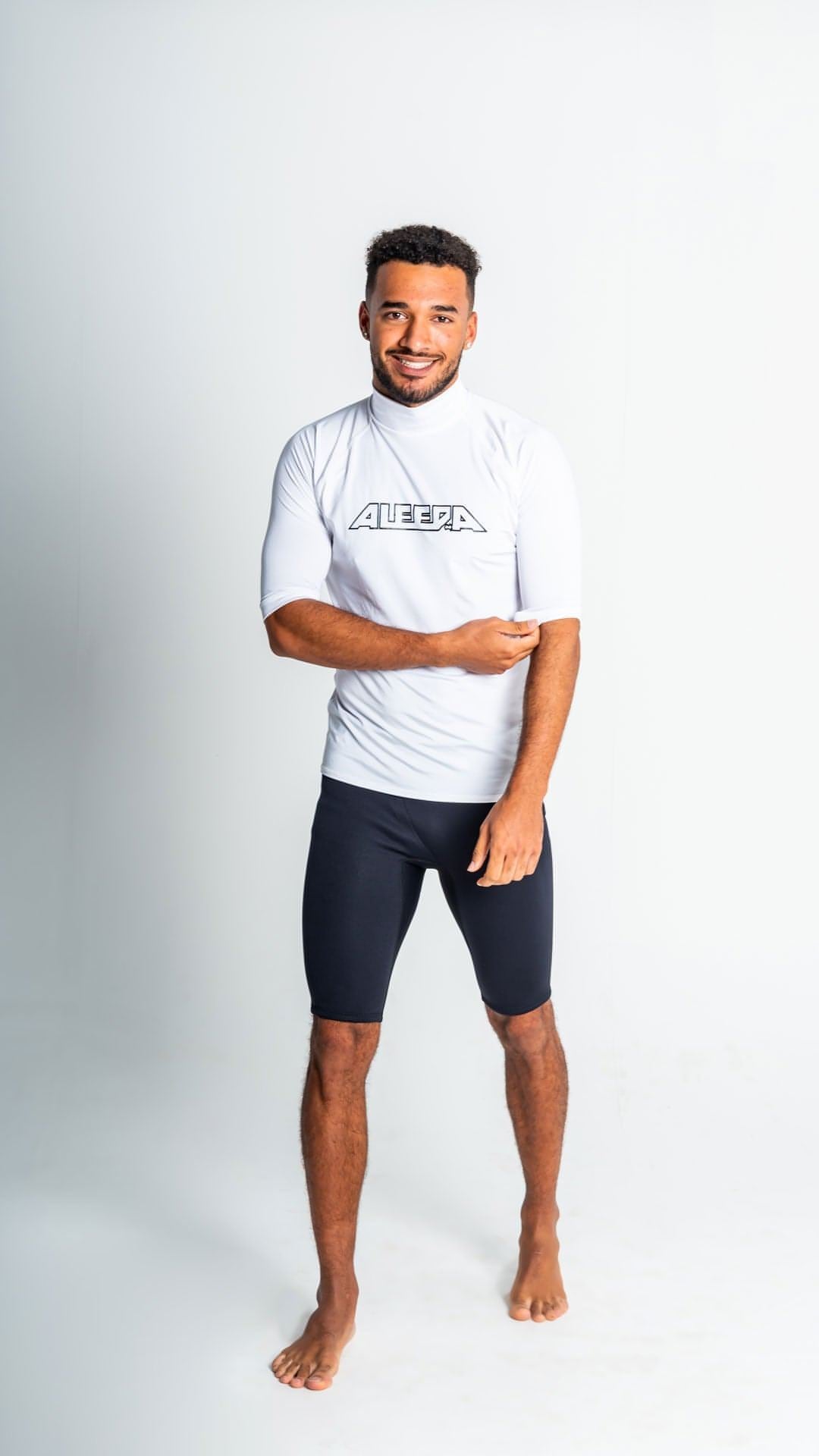 Rashvest Short Sleeve Mens adult - white active