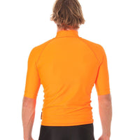 Rashvest Short Sleeve Mens adult - orange back