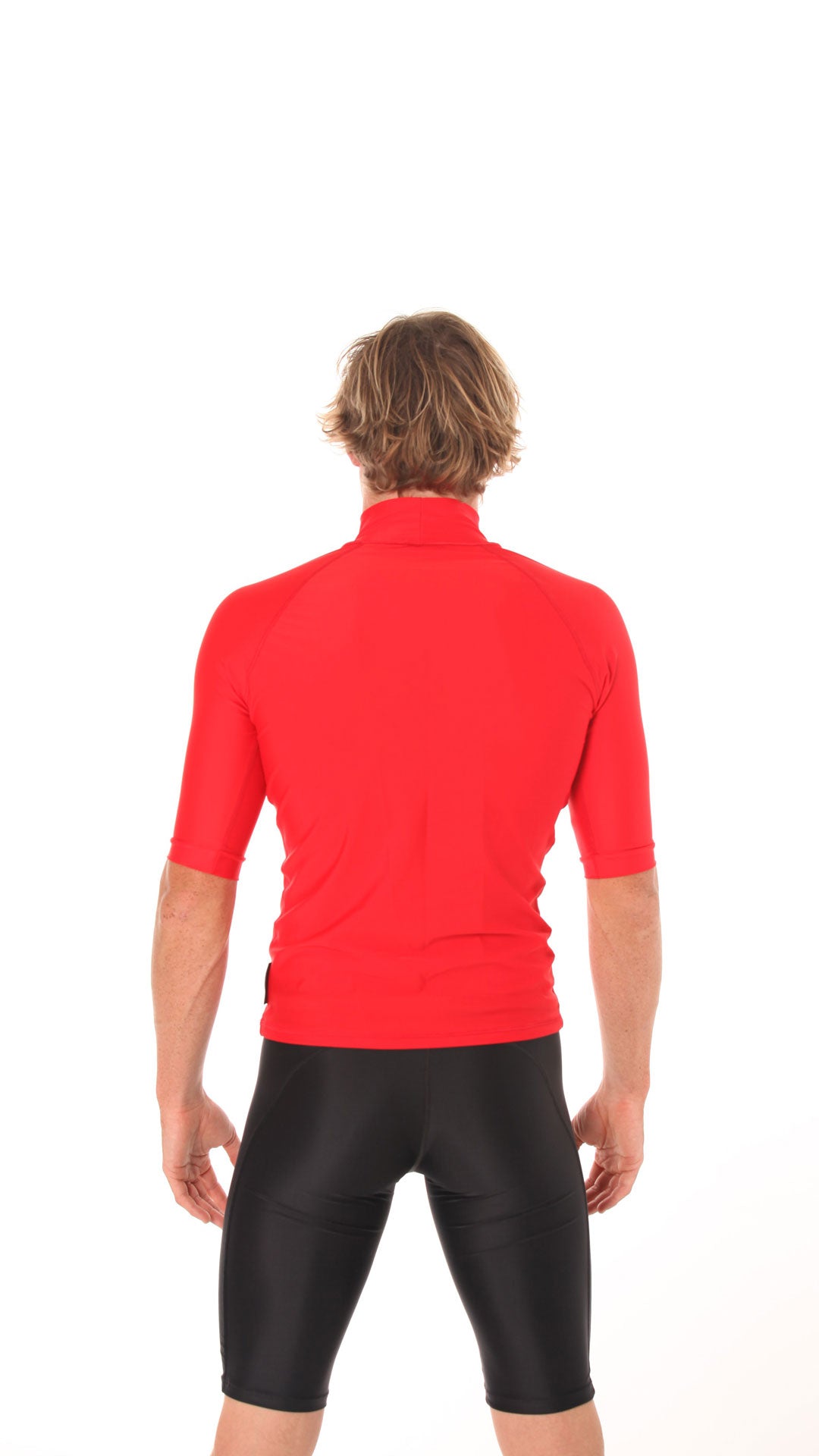 Rashvest Short Sleeve Mens adult - red back