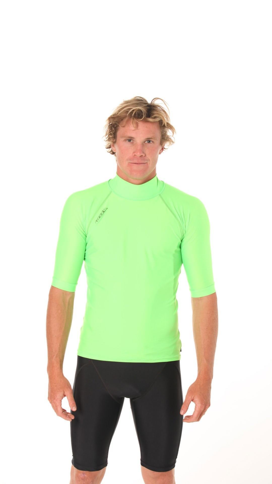 Rashvest Short Sleeve Mens adult - green front