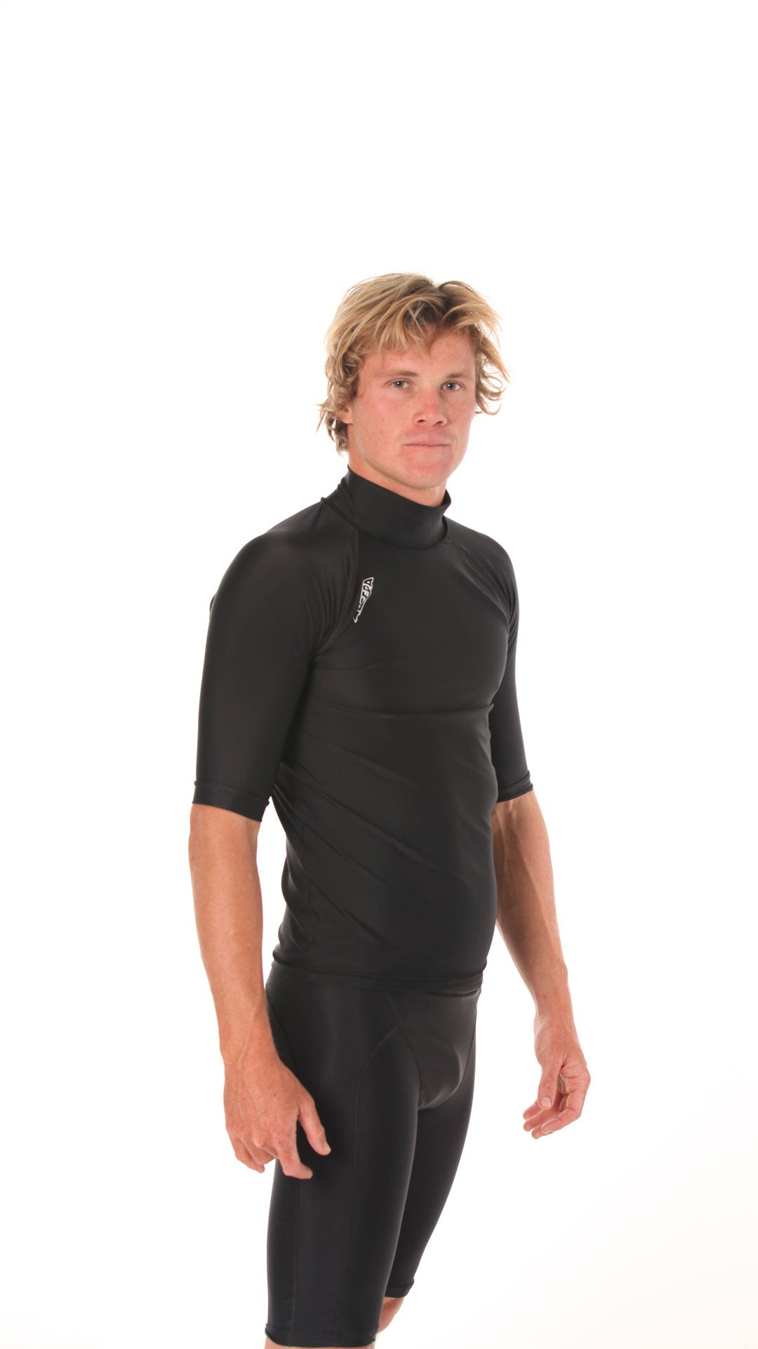 Rashvest Short Sleeve Mens adult - black side