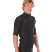 Rashvest Short Sleeve Mens adult - black side