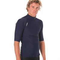 Rashvest Short Sleeve Mens adult - navy blue side