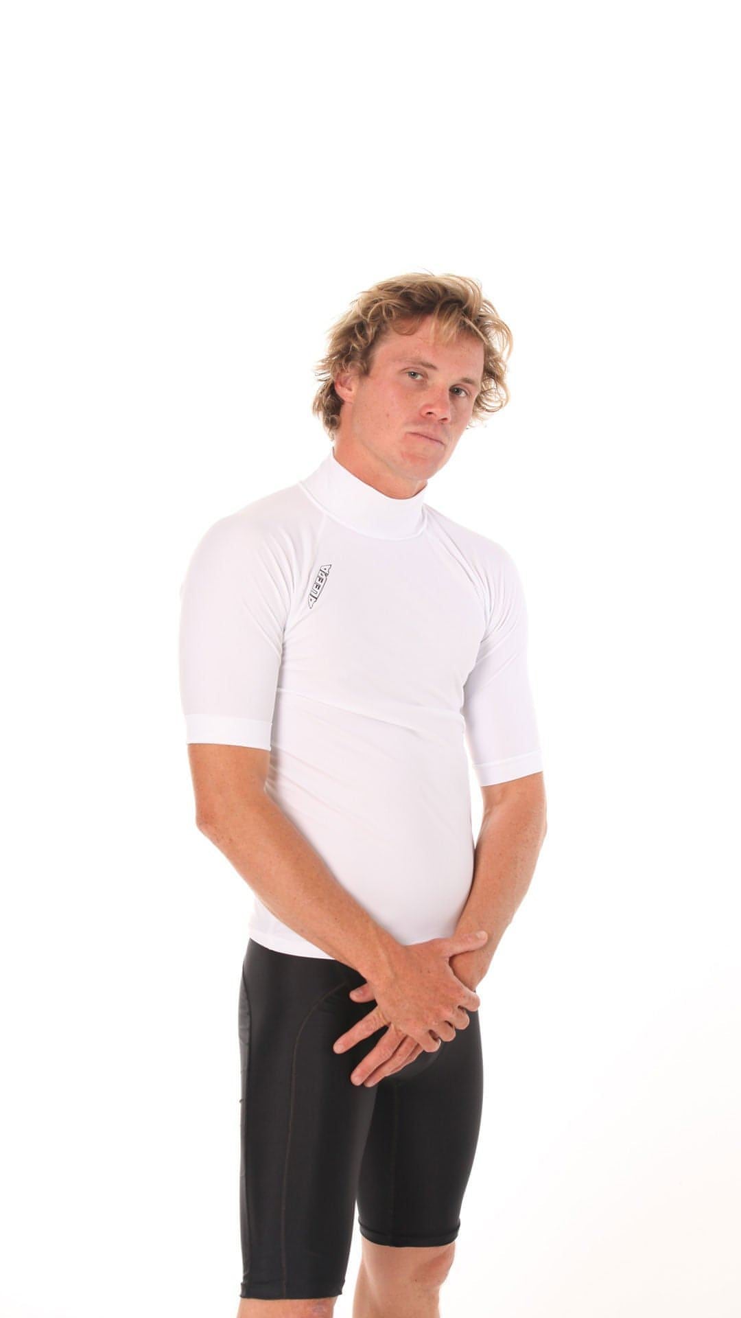 Rashvest Short Sleeve Mens adult - white front
