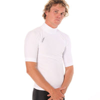 Rashvest Short Sleeve Mens adult - white front