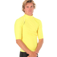 Rashvest Short Sleeve Mens adult - yellow side