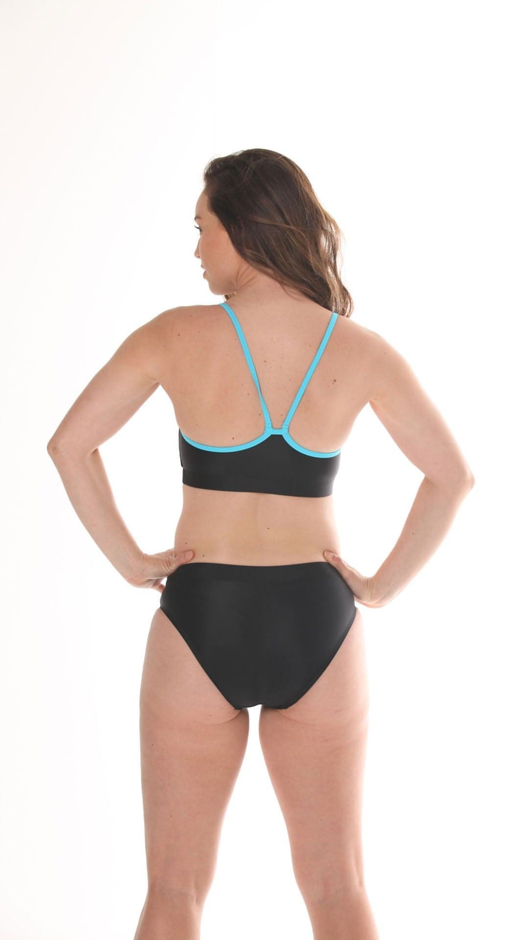 Swimmers Two Piece Bikini Womens Adult - back close up