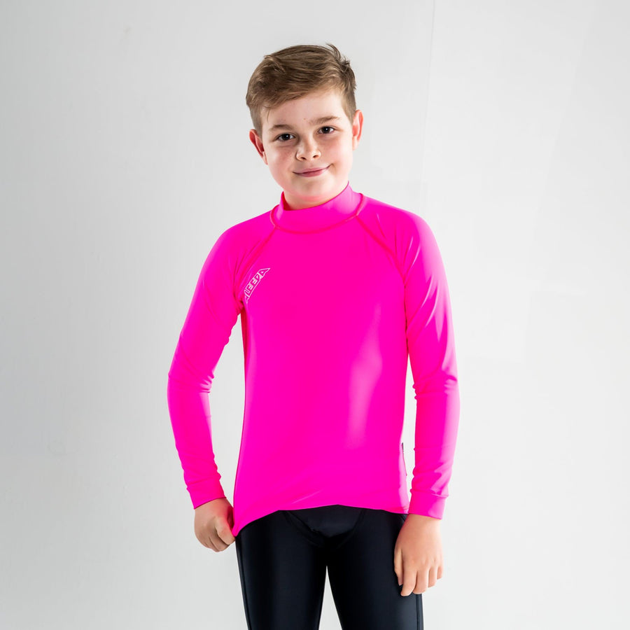 Rashvest Long Sleeve Boys, Youth, Kids - pink front