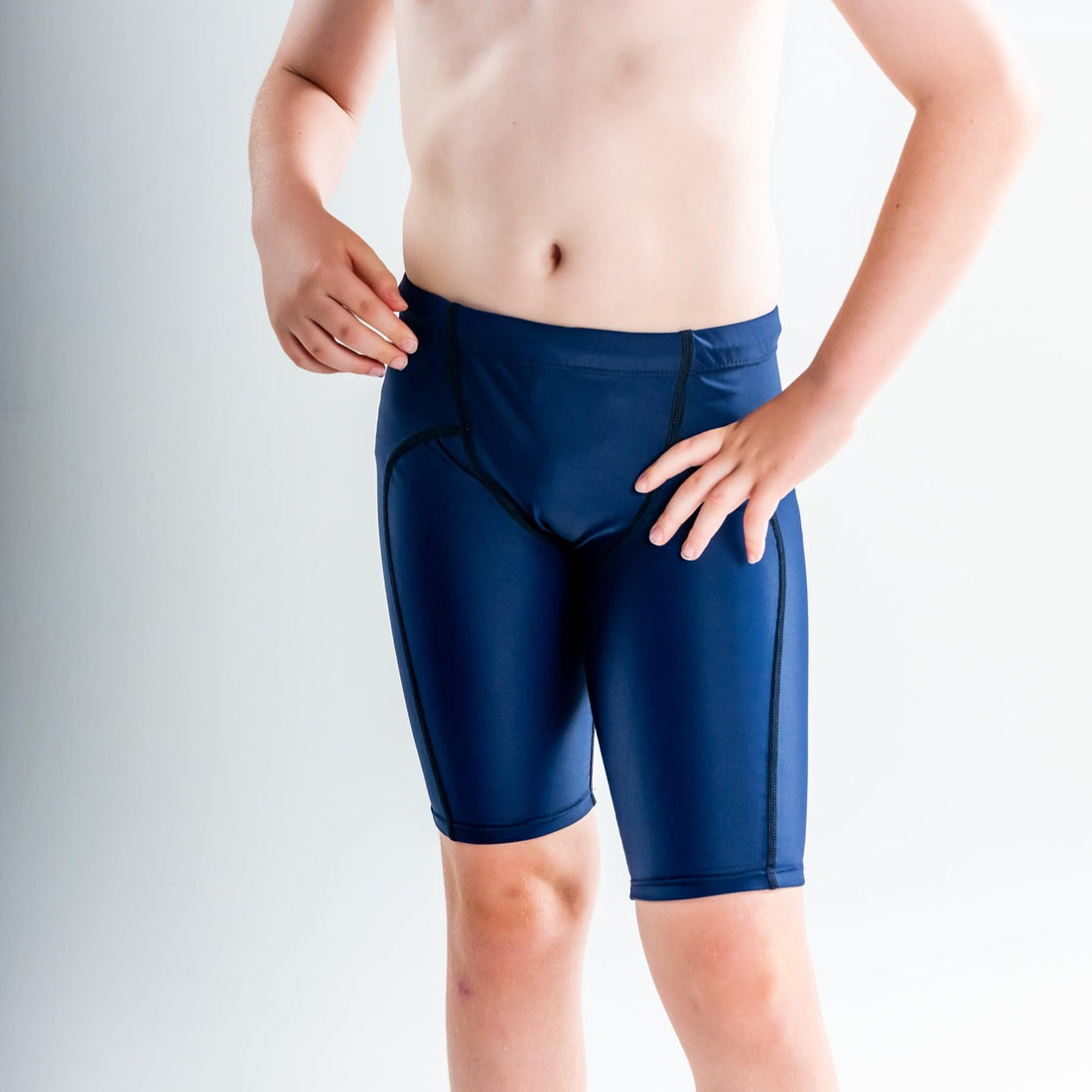 Swim Shorts Jammers - Boys Youth blue front