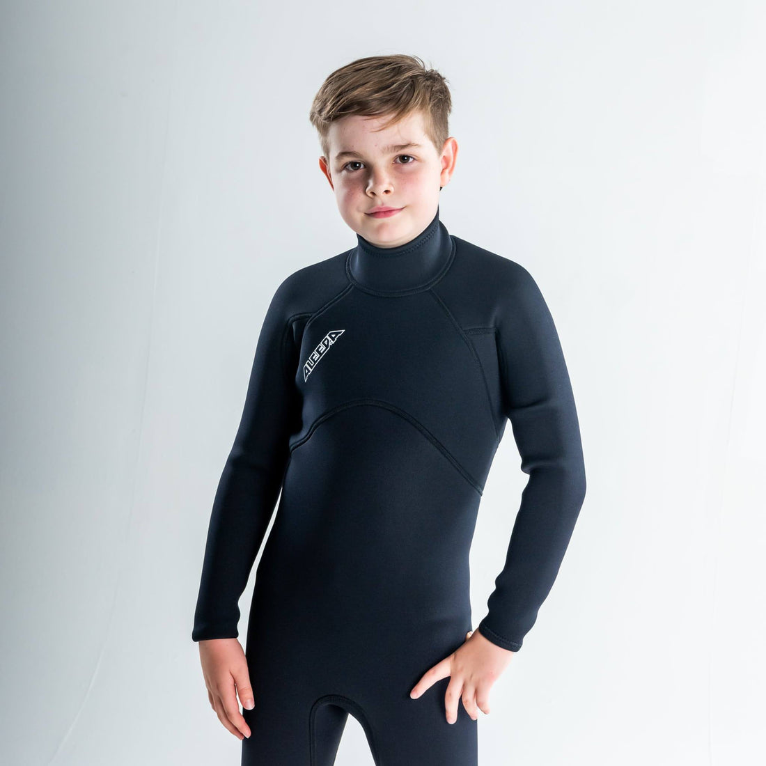 Wetsuit, Steamer, Long Sleeve, Australian made, Boys, Youth - front angle