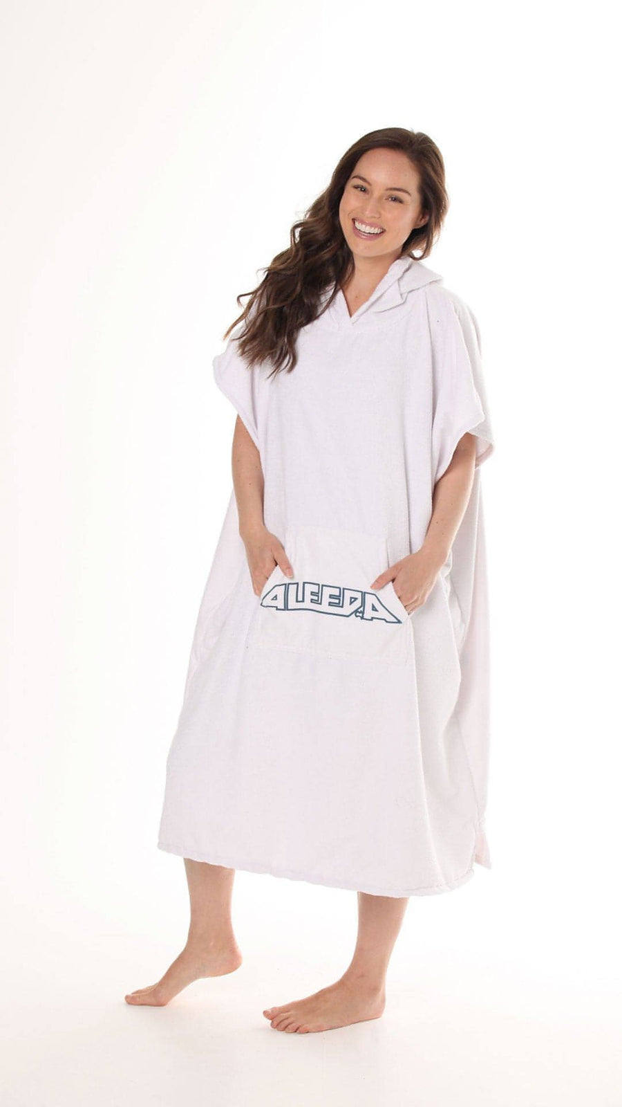 Hooded Towel - Mens, Womens, Unisex Adult White front