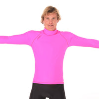 Rashvest Long Sleeve Mens adult - pink front