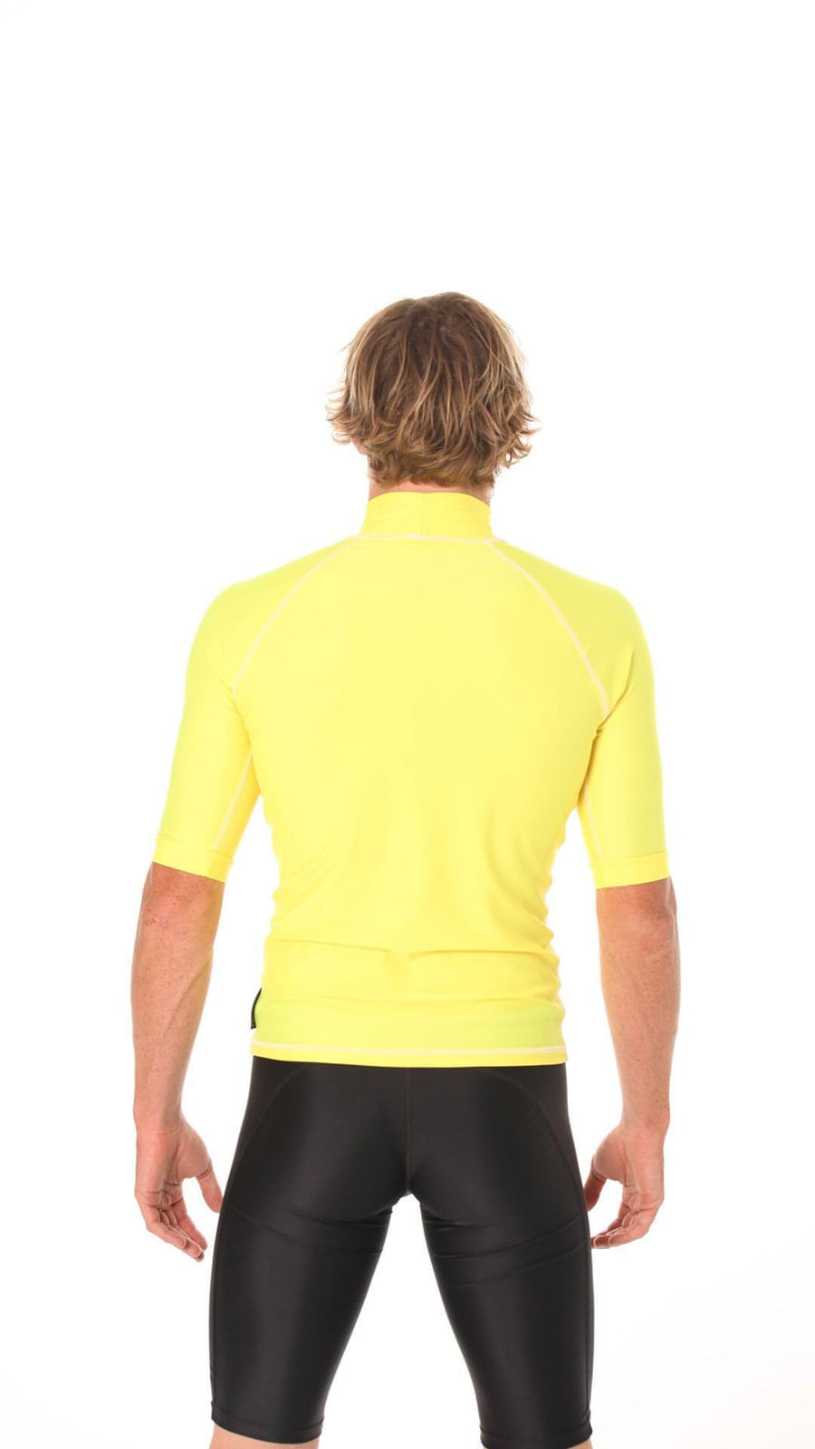 Rashvest Short Sleeve Mens adult - yellow back