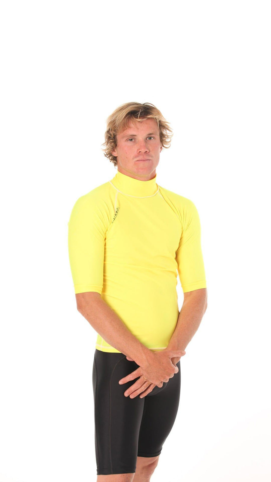 Rashvest Short Sleeve Mens adult - yellow side
